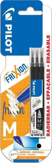 Pilot Frixion 637745 Patron Refill, 0,7 mm Svart