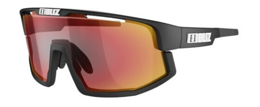 Bliz Vision Matt Black, Smoke With Red Multi