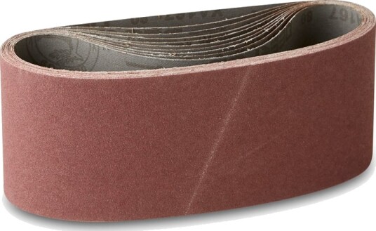 Lerretsslipebånd 105x620mm 10 stk. Korn P100 Lerretsslipebånd 105x620mm 10 stk. Korn P100