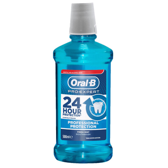 Oral B Munnvann 24 timers Pro Expert Fresh Mint Oral B Munnvann 24 timers Pro Expert Fresh Mint