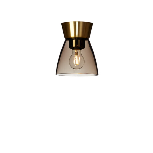 Belid Bizzo taklampe E27 - Messing/Røykfarget Belid Bizzo taklampe E27 - Messing/Røykfarget