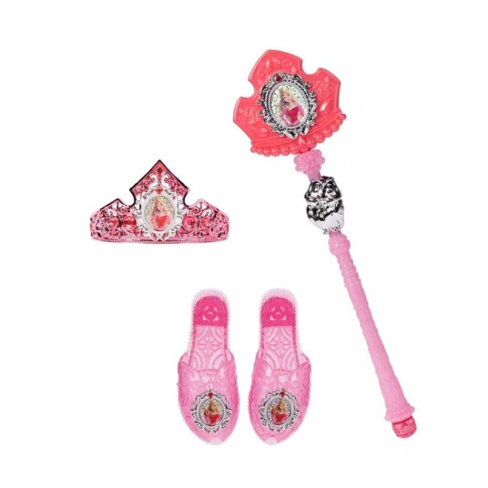 Disney Prinsesse Aurora utkledningssett med sko, tiara og septer