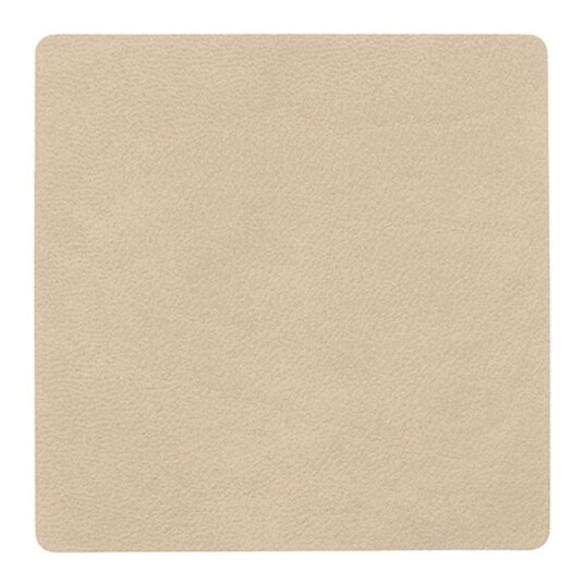 Lind DNA Nupo square glassunderlag 10x10 cm sand Lind DNA Nupo square glassunderlag 10x10 cm sand