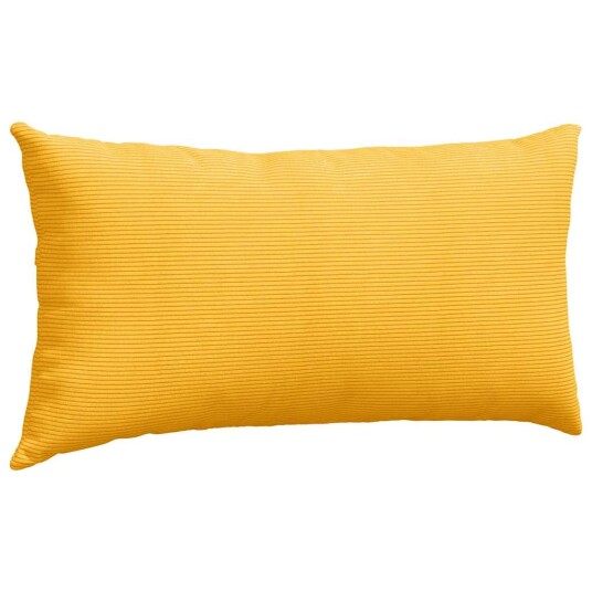 Sofaputer 2 pcs Lys Gul 80 x 40 cm Corduroy stoff