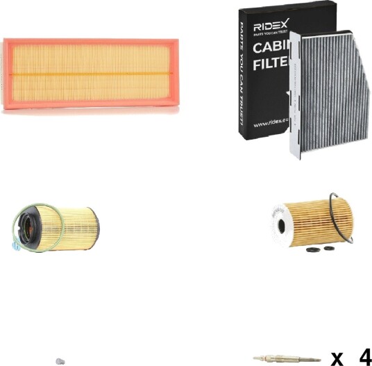 Servicepakke RIDEX 4682P4558