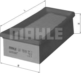 MAHLE LX 1919 Luftfilter MAHLE LX 1919 Luftfilter
