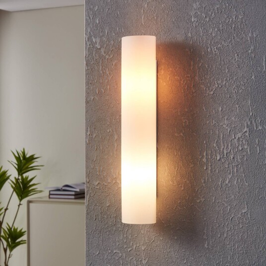 EGLO Vegglampe ZENA dimbar Hvit / opal Stue / spisestue Metall Moderne EGLO Vegglampe ZENA dimbar Hvit / opal Stue / spisestue Metall Moderne