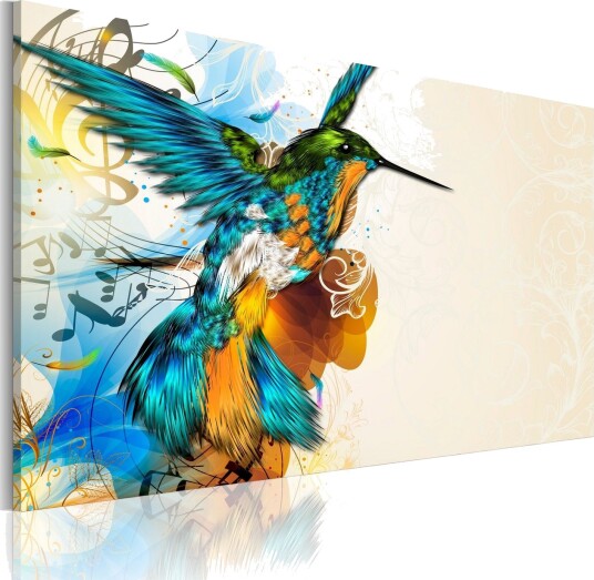 Bilde Bird's music 120x80 Artgeist sp. z o. o.