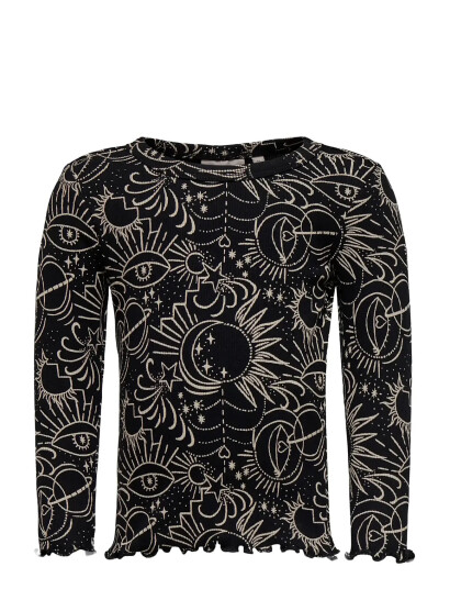 Kids Only Kmgfenja Life Ls Aop Top Jrs Black 98