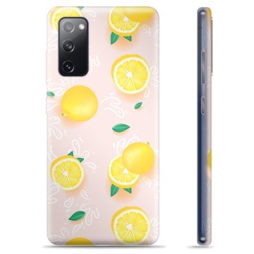 Samsung Galaxy S20 FE TPU-deksel Sitronmønster