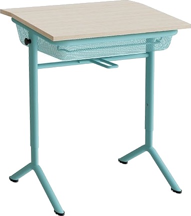 Elevbord Atlas 1128 650X550mm Lyddæmpende Eg Højtrykslaminat Gråt Stel