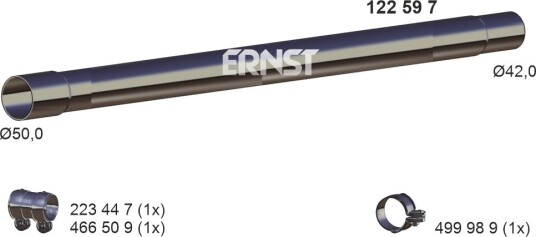 Eksosrør ERNST 122597
