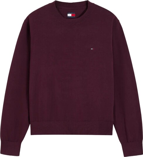 Tommy Jeans Tjw Essential Crew Sweater Ext Burgundy XS