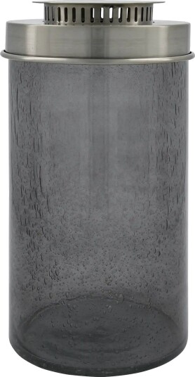 house doctor Lantern Hdomay Grey GREY 32.5X17.5 cm