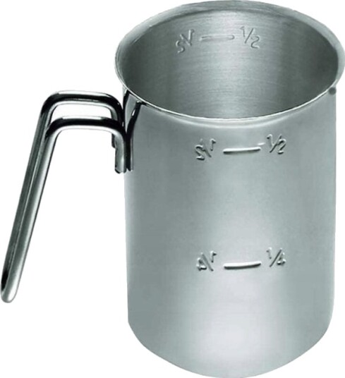Rösle Beholder Med Måleskje 10 Cm 500 Ml