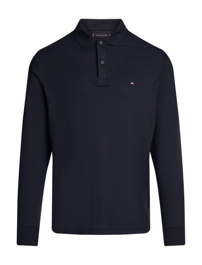 Tommy Hilfiger L/S Liquid Cotton Reg Polo Navy M