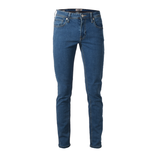 JJ REBEL Luke Jeans Slim fit Mørkeblå Herre