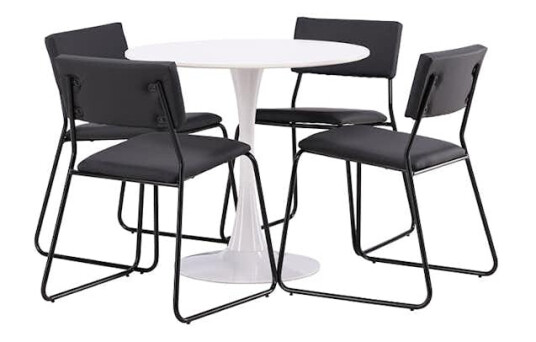 Spisegruppe Venture Home Danburi med 4 Kenth Stoler