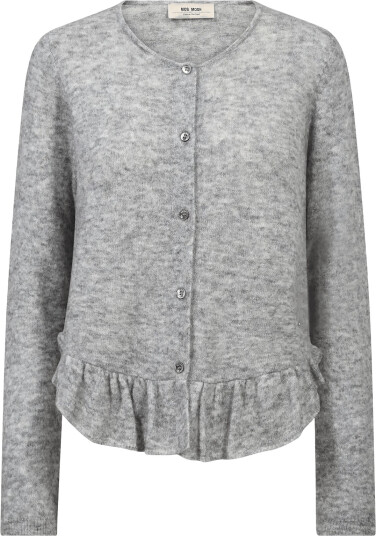 MOS MOSH Mmmape Alice Knit Cardigan Grey XL