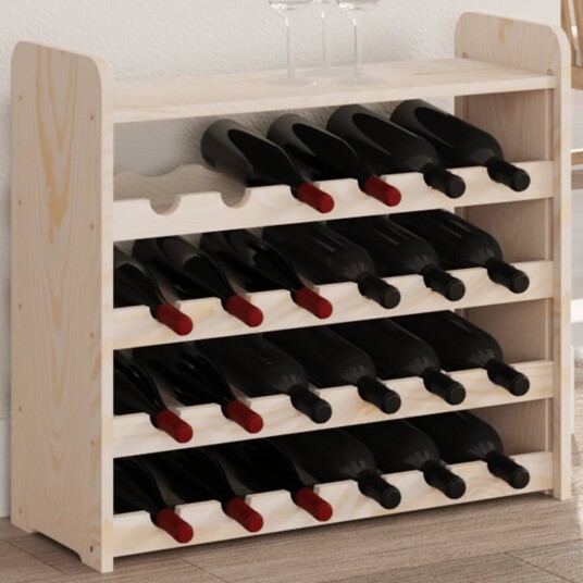 Vinstativ med toppbrett 67,5x25x60 cm heltre furu Vinstativ med toppbrett 67,5x25x60 cm heltre furu