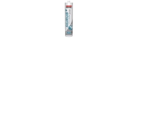 Soudal Silirub+ S8100 Silikonfugemasse Hvit 300ml Soudal Silirub+ S8100 Silikonfugemasse Hvit 300ml