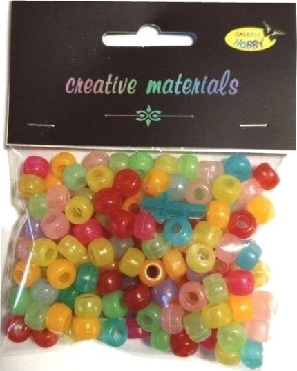 Aliga Glødende Perler I Mørket 6Mm 39G 150 Stk Mix