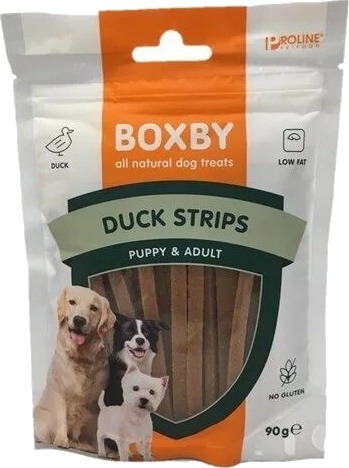 Boxby Duck Strips Gluten Free 90G Pl10797