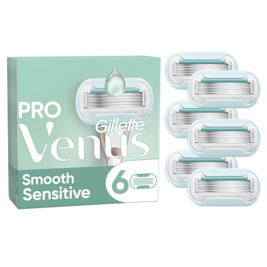 Gillette Venus Deluxe Smooth Sensitive 6 pcs