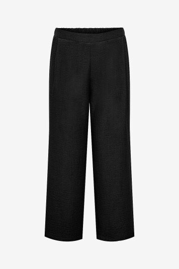 Only Carmakoma Bukser carBay Straight Pants Wvn BF Svart