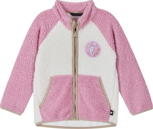 Reima Moomin Kramgo fleecejakke til barn grey pink (104) 104 Reima Moomin Kramgo fleecejakke til barn grey pink (104) 104