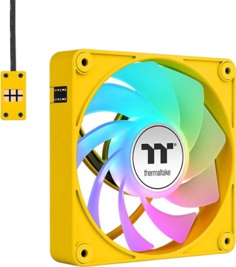 Thermaltake Ct120 Ex Reverse Argb Sync Bumblebee 3-Pakning Kabinettvifter Thermaltake Ct120 Ex Reverse Argb Sync Bumblebee 3-Pakning Kabinettvifter