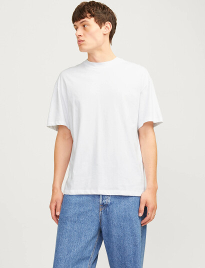 Jack & Jones Jjebradley Tee Ss O Neck 2Pk Mp Noos   White   XXL