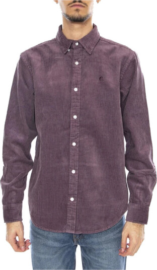 Carhartt Wip Herre Skjorter Lilla S,
