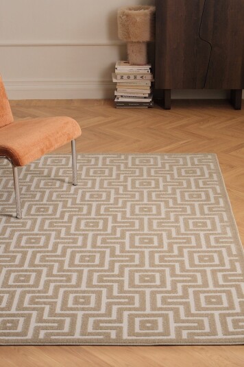 &Home Teppe Daisy Square Beige &Home Teppe Daisy Square Beige