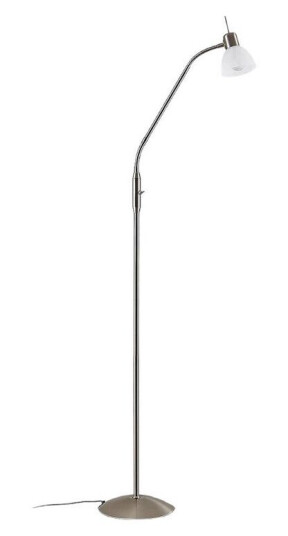 Lindby Gulvlampe Gwendolin, nikkelfarget, 1 lyskilder Lindby Gulvlampe Gwendolin, nikkelfarget, 1 lyskilder