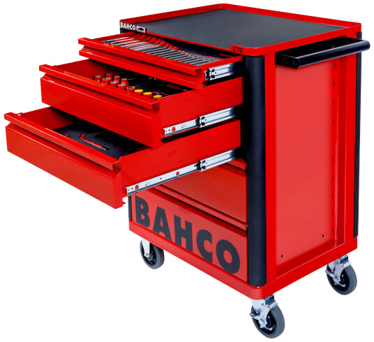 Bahco Verkstedsvogn 26" Med VDE 1000v Verktøy 75 Deler