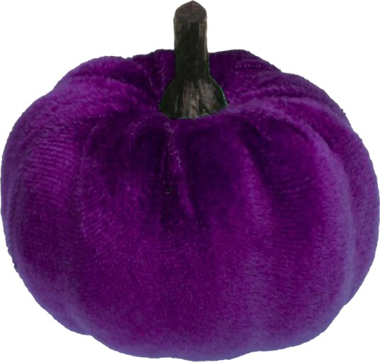 Halloween gresskar i Fløyel Mini Lilla