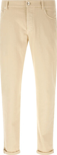 Brunello Cucinelli Herre Jeans Beige M,