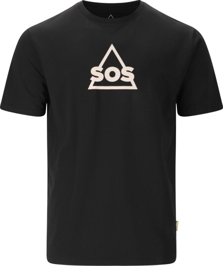 SOS Kvitfjell M Ss Tee V2 - Black - S