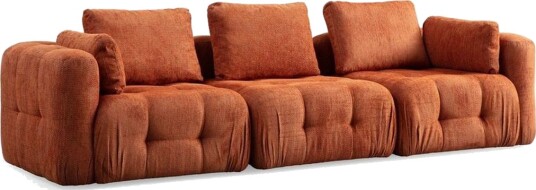 Yvara Sofa 3 sits   Oransje