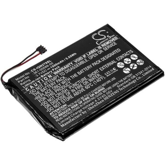 Garmin Nuvi 2689LMT batteri (1500 mAh 3.7 V) Garmin Nuvi 2689LMT batteri (1500 mAh 3.7 V)