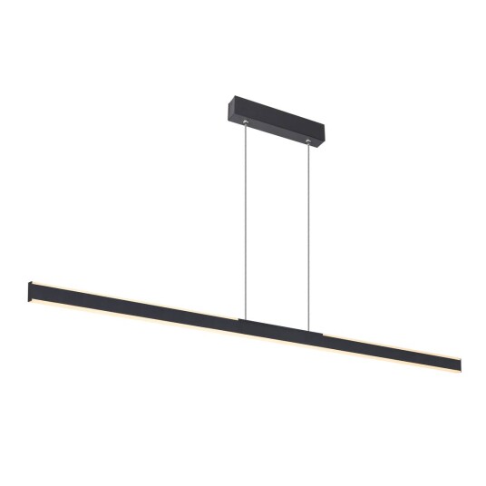 One linear 140 cm takpendel opp/ned lys 35W 2700/3000 Kelvin - Dimbar - Svart