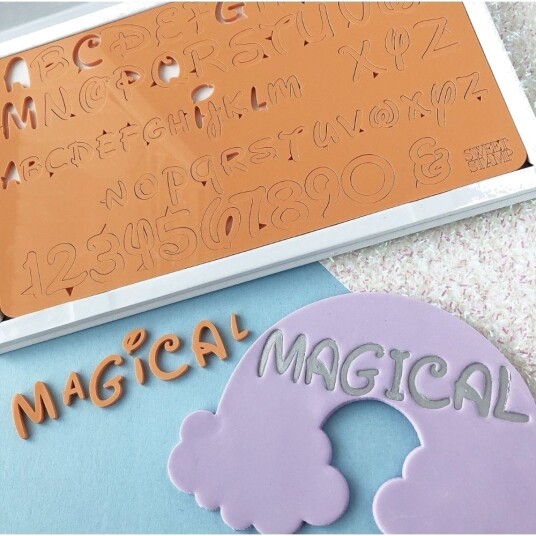 Sweet Stamp Magic Bokstaver Og Tall | Slikkepott.No