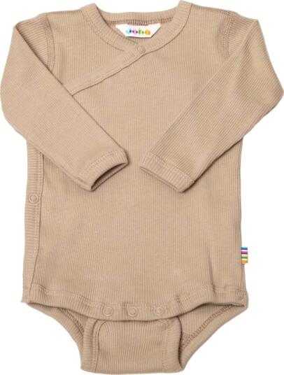 Joha Omslagsbody Cotton Rib Beige (60 / 3 4 mnd)