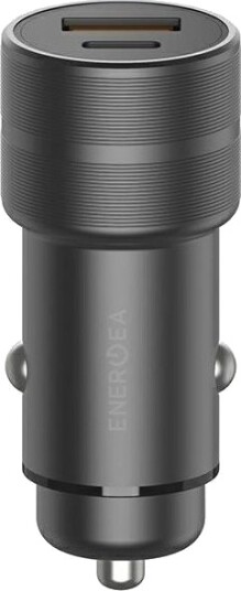 Energea Bil-Lader 1Xusb + 1Xusb-C Pd-Qc3.0 38W Grå Alu Drive Pd20+