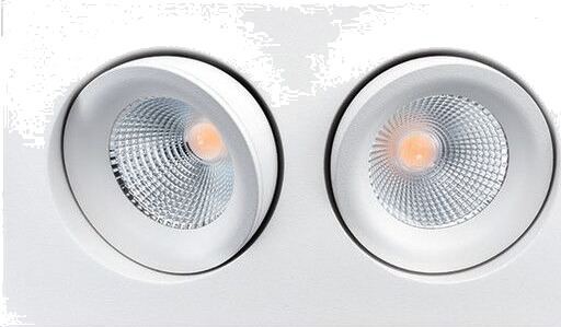 SG Armaturen Junistar lux square 2x hvid 2700k SG Armaturen Junistar lux square 2x hvid 2700k