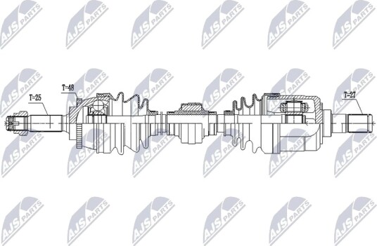 Drivaksel NTY NPW-KA-423