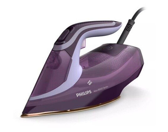 Philips Dampstrykejern Azur 8000 Series DST8021   steam iron   sole plate: SteamGlide Elite
