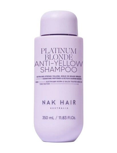 NAK HAIR Platinum Blonde Anti-Yellow Shampoo - Nude - 350 ML