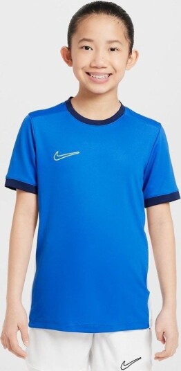 Nike Trenings T Skjorte Dri FIT Academy 25 Blå/Navy/Hvit Barn størrelse XL: 158 170 cm